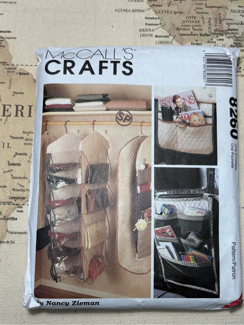 McCall's Sewing Pattern•8260•Bags Bag & Organizer•UnCut•DiY•Personal Touch NWOT